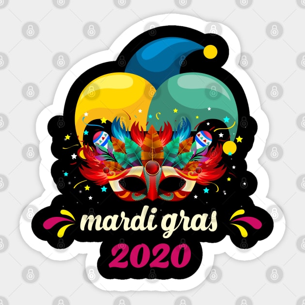 Mardi Gras new tshirt 2020 Sticker by samirysf